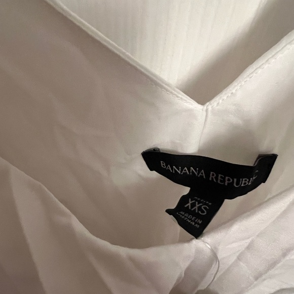 NWT - Banana Republic Pleated Poplin Mini Dress - Picture 3 of 5